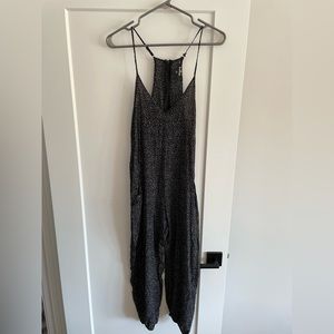 Lulus black and white jumpsuit